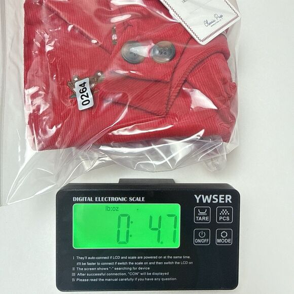 Classic Prep Tucker Longall 0-3M Red Christmas Tree Embroidery Corduroy Jumpsuit - Picture 12 of 13